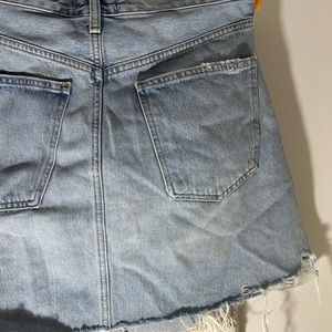 Agolde Criss Cross Jean Skirt